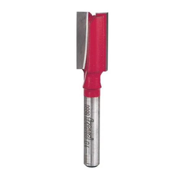 Straight Router Bit - 1/4" SH - Flutes:Double Flute - Diameter:5/8" - Cutting Length:1-1/4"